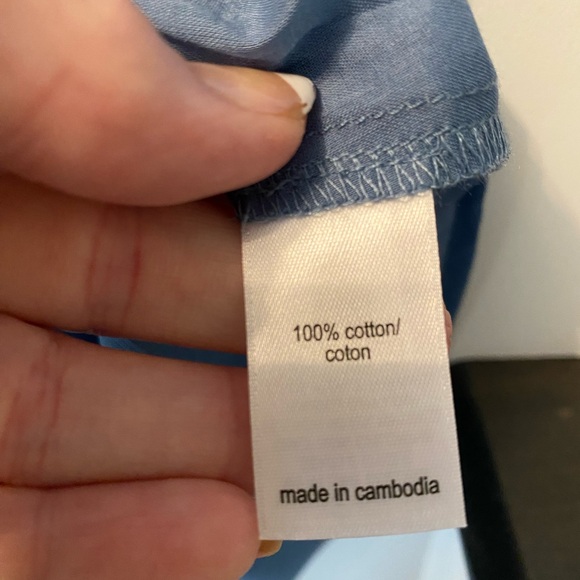 Maurices Blue Pleated Blouse - Picture 3 of 5